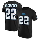 Fanatics - Camiseta NFL Carolina Panthers McCaffrey Name & Number Graphic – Negro Color...