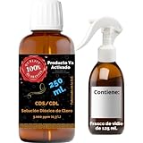 CDS Dióxido de Cloro 250 ml. | 3.000 ppm al 0,3% | Regalo Frasco con Dosificador de...