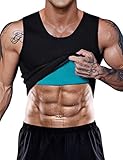 Camiseta Reductora LaLaAreal Hombre Faja Reductora Adelgazante de Neopreno Compresion para...
