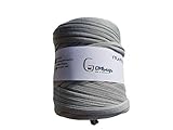 TRAPILLO CLÁSICO ALGODÓN EN COLOR GRIS PERLA BOBINA GRANDE DE 14 CM DIÁMETRO, TRAPILLO...