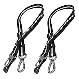 Newaner 2 Pack Cinturon Perro Coche, 3 en 1 Ajustable arnes Perro Coche con amortiguación...