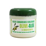 Aloe Canarias Crema Hidratante Cara y Cuerpo con Aceite de Olive Virgen y Aloé Vera 100%...