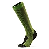 DANISH ENDURANCE Outdoor Socks 43-47 Light Green 1-Pack