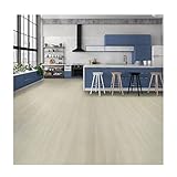 Suelos de Vinilo Piso De PVC De Grano De Madera Beige, Rollos De Piso Que Son Fáciles De...