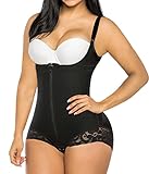 YIANNA Body Reductor Mujer Shapewear Bodysuit Busto Abierto Faja Reductora Colombiana...