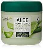 TABAIBALOE Crema Aloe Vera Premium Crema de Aloe Vera para Cara y Cuerpo, 300 ml X 4...