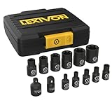 LEXIVON Juego de llaves de vaso E-TORX, acero de aleación de cromo vánadium | Juego de...
