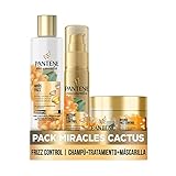 Pantene Pro-V Miracles Cactus Antiencrespamiento Cabello - Champu + Mascarilla Pelo +...