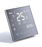 Qiumi Termostato WiFi, Aire Acondicionado Inteligente Controlador de Temperatura, 2 Tubos,...