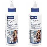 Virbac Epiotic - Limpiador de oído para animales para el cuidado de los oídos, 2 x 125...