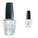 OPI Laca de uñas Base Endurecedora (15 ml) & Laca de uñas Top Coat acabado Brillo (15...