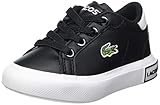 Lacoste POWERCOURT 0721 1 SUI, Zapatillas Unisex niños, Blk/Wht, 19.5 EU