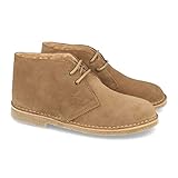 shoes&blues.es 62450-Botin Desert Boots Mujer y Caballero de Piel Serraje y Borreguillo,...