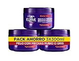 L'Oreal Paris Elvive Color Vive Mascarilla Intensiva Violeta Matizadora, Para Pelo con...