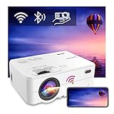 Proyector WiFi Bluetooth, Artlii Enjoy2 Mini Proyector Portatil, 1080P Soporte Full HD,...