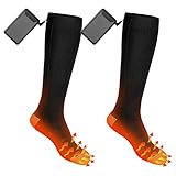 Calcetin Calefactable, Heated Socks Batería de 4000MAH Calentador de Pies Recargable,...