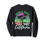 Imperial Beach California Pastel Retro Vintage Sunset Gift Sudadera