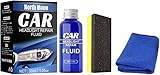 Kit Profesional de Restauración de Faros de Coche, Kit de Limpieza y Renovador de Faros,...