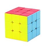 Coolzon Cubo Magico 3x3x3 Speed Puzzle Cube, Magic Cube 3x3 Stickerless 3D Puzzle Jigsaw...