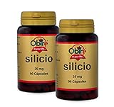 Obire | Silicio 25 mg | 90 Cápsulas (Pack 2 unidades) | Fortalece Huesos, Cartílagos y...