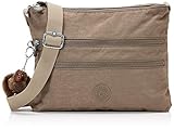 Kipling Alvar, Bolso Bandolera para Mujer, Marrón (True Beige), 33x26x4.5 cm