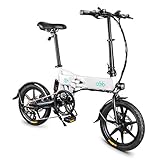 FIIDO D2S - Bicicleta eléctrica de exterior plegable de 16 pulgadas, con cambio...