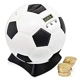 MOMMED Hucha, Contador Digital Hucha, Balón de Fútbol Hucha, Hucha Cerdito para Niños,...