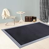 GleeGrass Alfombra TEPLON VINILICA Natural Negro-Gris (100 x 150 cm)