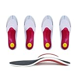 Mnioky Plantilla Ortopédica Arco Alto 2 Pares Inserciones Ajustables Fascitis Plantar con...