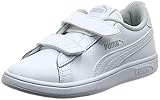 PUMA Smash V2 L V PS, Zapatillas Baja, Blanco (White 173), 33 EU