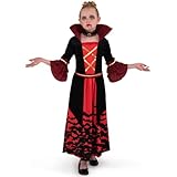 Spooktacular Creations Disfraz de vampiro para niña de Halloween Prentend (tamaño grande...