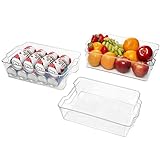Kurtzy Pack de 3 Cajón de Cocina Nevera y Alacena 32,5 cm de Largo – Cesta Organizador...