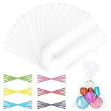 tao pipe 100 PCS Bolsas de Celofán, Transparentes Bolsas de Dulces Bolsas de Regalo de...