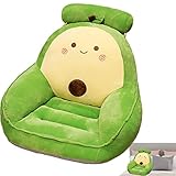 ereqeip Almohada de descanso de cama, almohada de lectura de felpa de dibujos animados,...