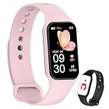 IOWODO Smartwatch Mujer,Reloj Inteligente Mujer con Oxímetro(SpO2) Tensiómetro...