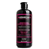 Kerargan - Champú de queratina y aceite de argán para fortalecer y proteger el cabello -...