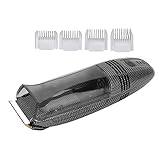 Cortadora de pelo, doble cuchillas 4 guía peines de succión automática del cabello...