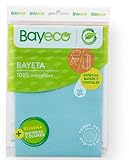 Bayeco - Bayeta cristales y baños - Solución perfecta para espejos, cristales y limpieza...