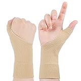 1 Par de Soporte de Muñeca de Gel Guante de Muñeca de Pulgar Guante de Artritis de...