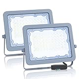 Aigostar Focos Led Exterior 2 piezas,50W 6500K LED Floodlight Exterior,luz de inundación...