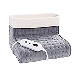Calentador de Pies Promed KFS-100, Funda Eléctrica para Pies con 3 Niveles de Temperatura...