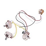 Arnés de Cableado de Guitarra, Potenciómetro de Guitarra, Plástico de Repuesto Duradero...