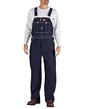 Dickies - 83-294 Indigo Bib Overall, 34W x 36L, Indigo Blue