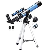 Aomekie Telescopio para Niños 40/400 Telescopios Astronomico con Brújula y Trípode