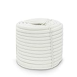 Aoneky Cuerda de Algodón Natural - 10mm/14mm/16mm, 15M/30M/60M, Cuerda Gruesa Trenzada de...