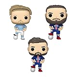 Funko Pop! Euro Football League - Juego de 3 - Lionel Messi, Sergia Ramos y Jack Grealish