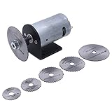 Senmubery Herramientas de corte para carpintería, motor de 24 V, juego de sierra...