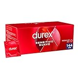 Durex Preservativos Sensitivo Suave para Mayor Sensibilidad, 144 Condones