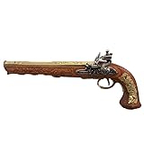 Pistola Antigua Denix 1084L | Pistola para Disfraces del Oeste, Trabuco Pirata, artículo...