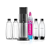 SodaStream Duo Pack - Máquina Gasificadora de Agua Color Negro con 2 Botellas Fuse de 1L...
